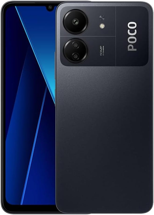 Smartfone Xiaomi POCO C65 com 8GB de RAM, 256GB de armazenamento, processador Helio G85 Octa Core, bateria de 5000mAh e tela de 6,74" 90Hz HD.