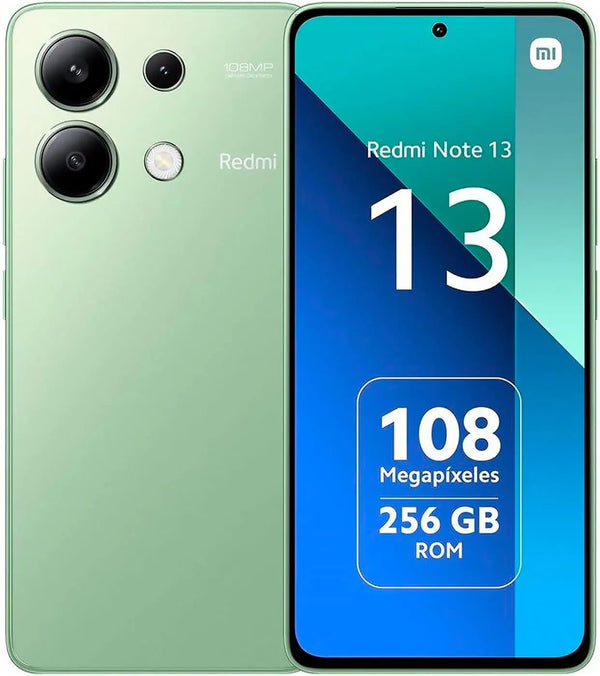 Smartphone Xiaomi Redmi Note 13 8+256G Powerful Snapdragon® performance 120Hz FHD+ AMOLED display 33W fast charging with 5000mAh battery No NFC (Green)