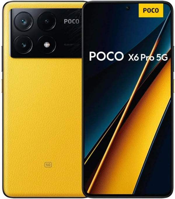 Smartphone Xiaomi POCO X6 Pro 5G 12GB+512GB NFC Dimensity 8300-Ultra 64MP triple camera 67W 120Hz AMOLED (Yellow)
